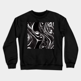 Luxurious Black Marble Stone, model 7 Crewneck Sweatshirt